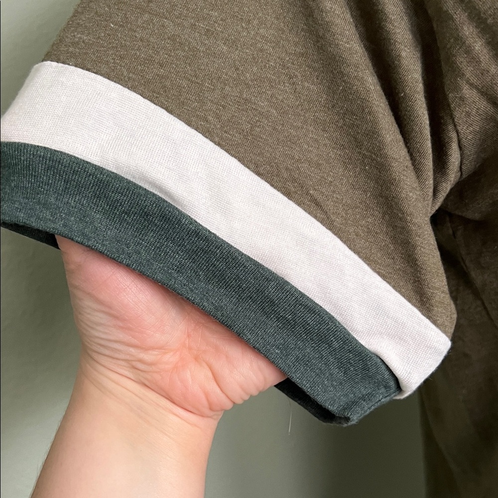 Camp Collection - Good Things Take Time Graphic Tee - Olive Green - Picture 3 of 4